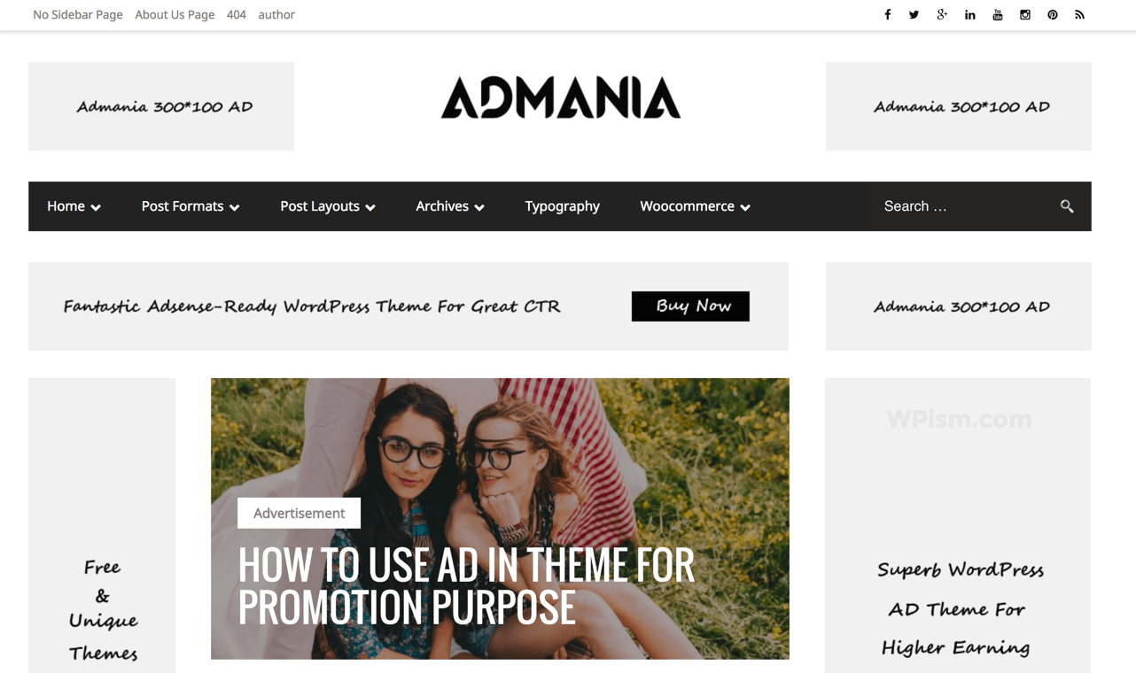 Оптимизированная тема Admania AdSense - ThemeForest
