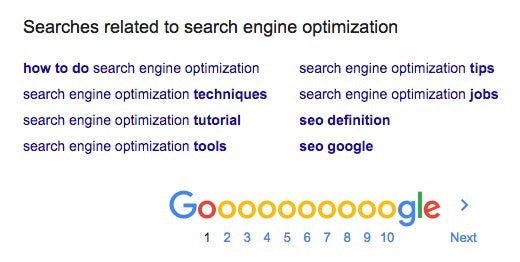 Так что не бойтесь использовать гору информации, которую Google предоставляет вам в качестве помощи при исследовании ключевых слов