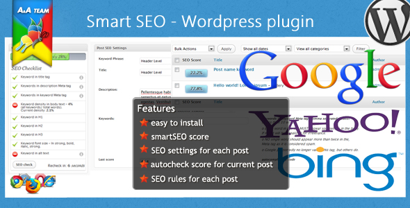 Умный SEO плагин WordPress   позволит вам оптимизировать ваш блог WordPress для поисковых систем