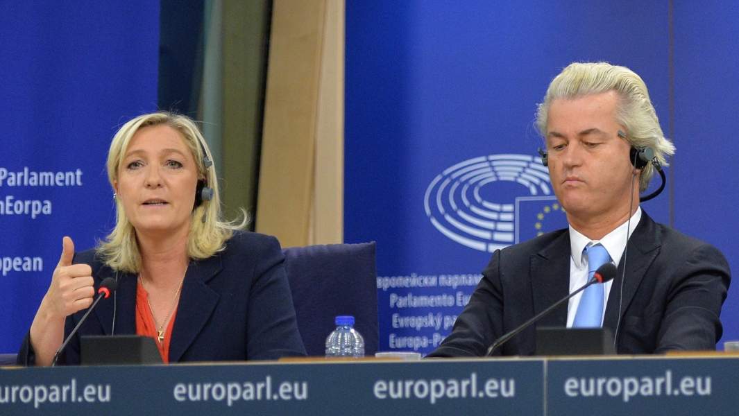 Marine Le Pen, Front Narodowy Francji i Gert Wilders, lider holenderskiej Partii Wolności